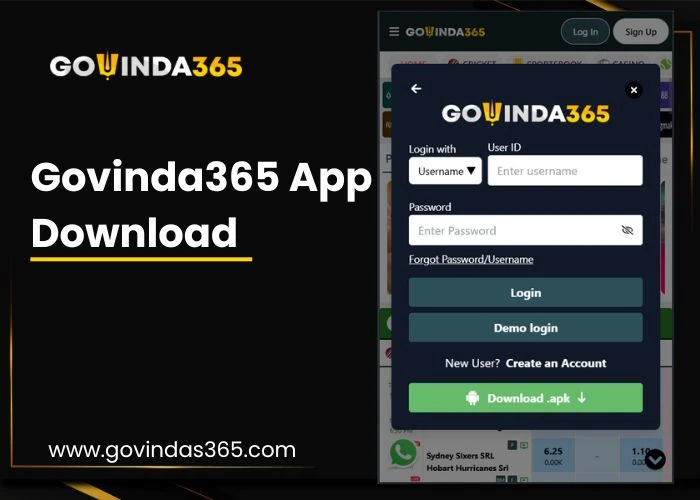 Govinda365 login